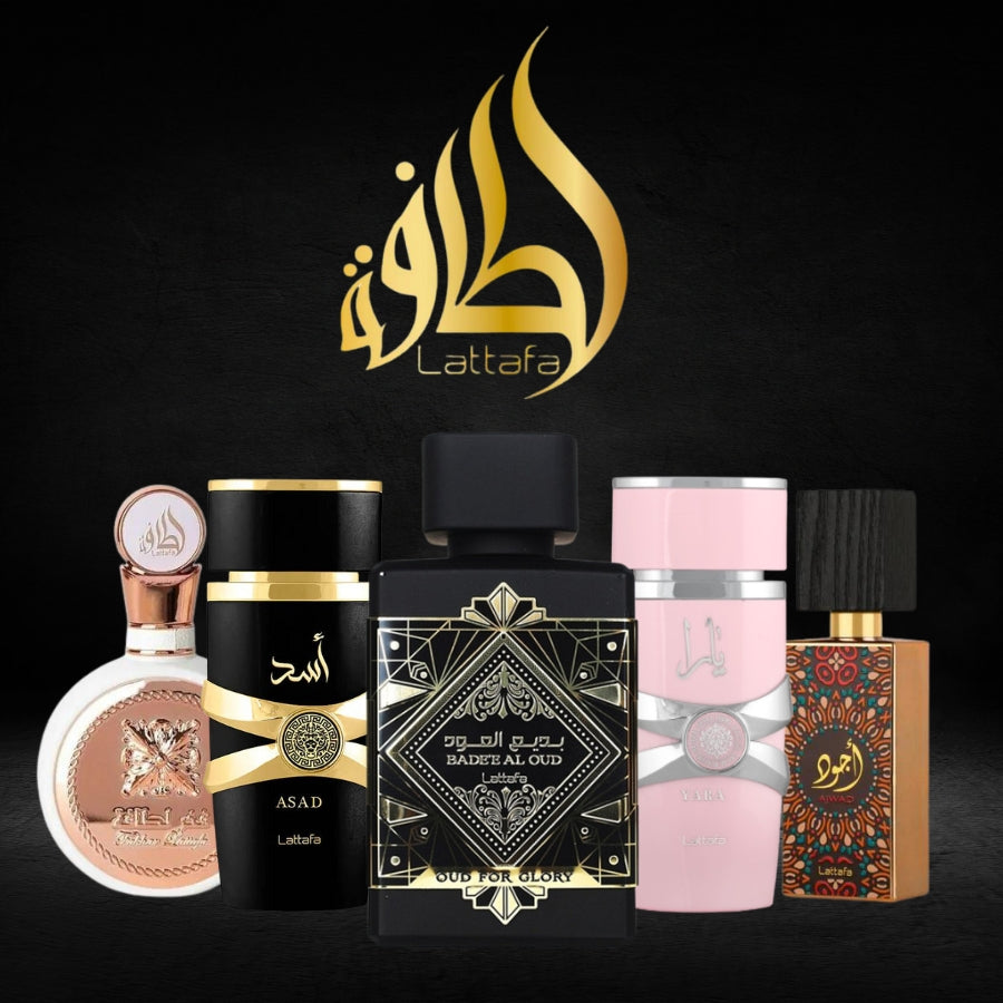 The Lattafa perfume lineup available in South Africa