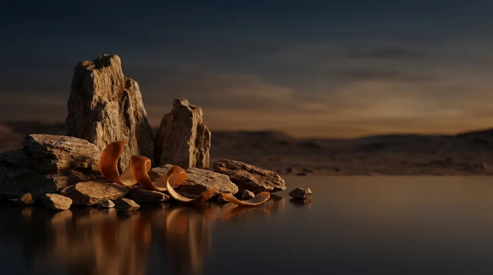 Artistic fragrance render