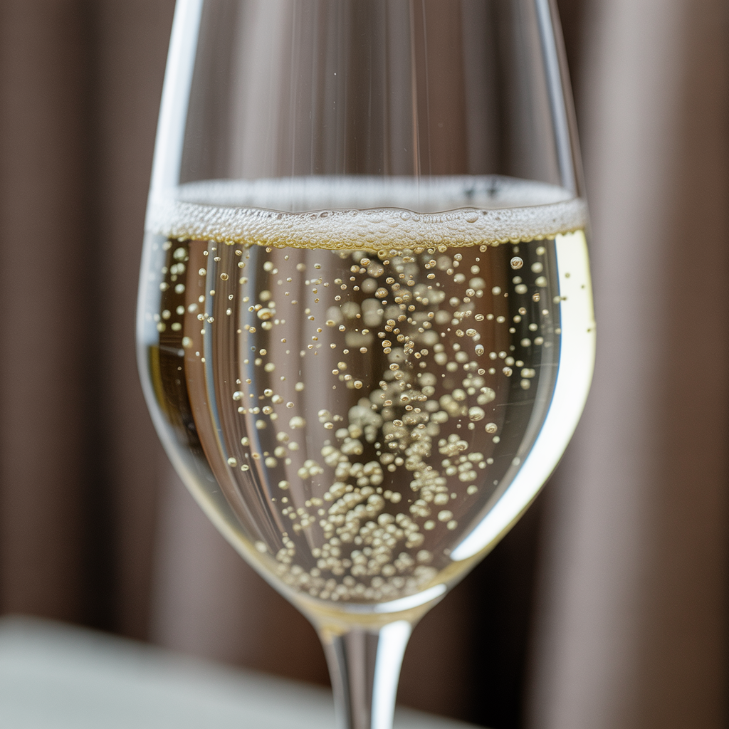 Champagne Accord — Effervescent, slightly yeasty, dry