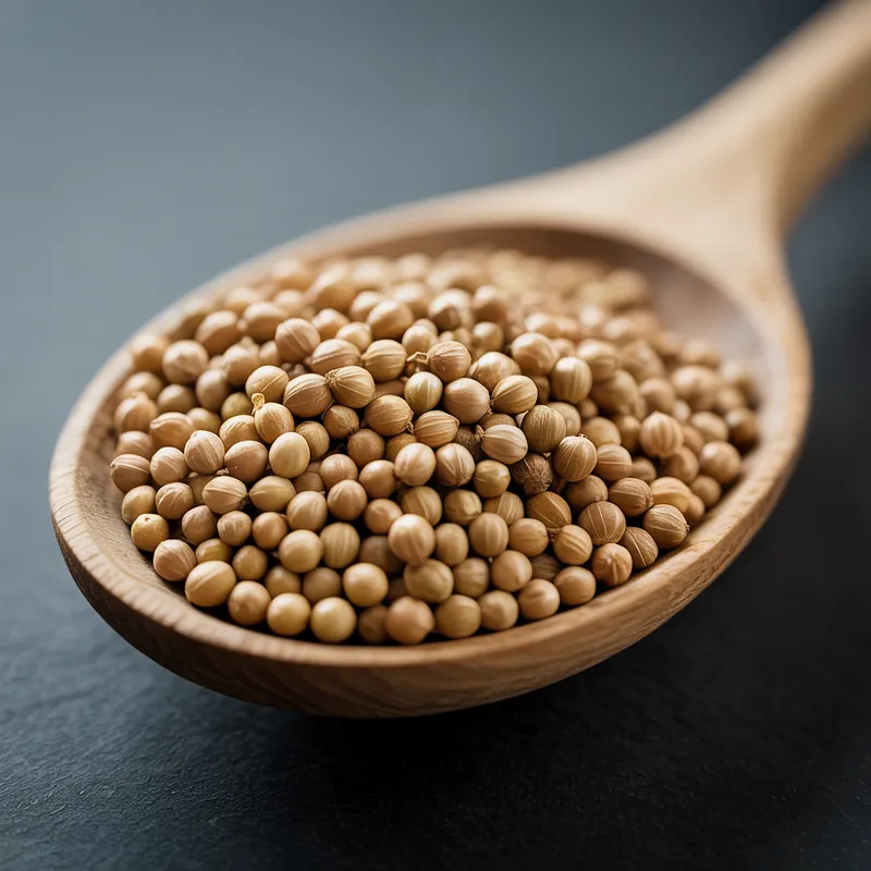 Coriander Seed — Citrus-spicy, soft