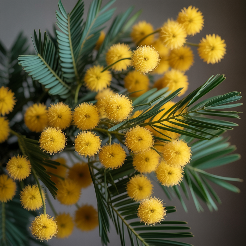 Mimosa — Powdery, honey, soft yellow-floral