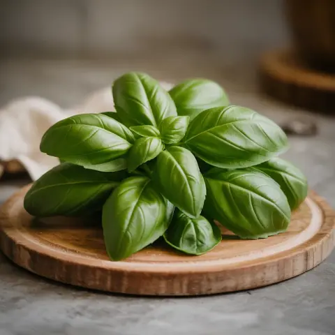 Basil — Green, slightly anise, herbal