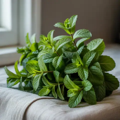 Spearmint — Softer, sweeter, less menthol than peppermint