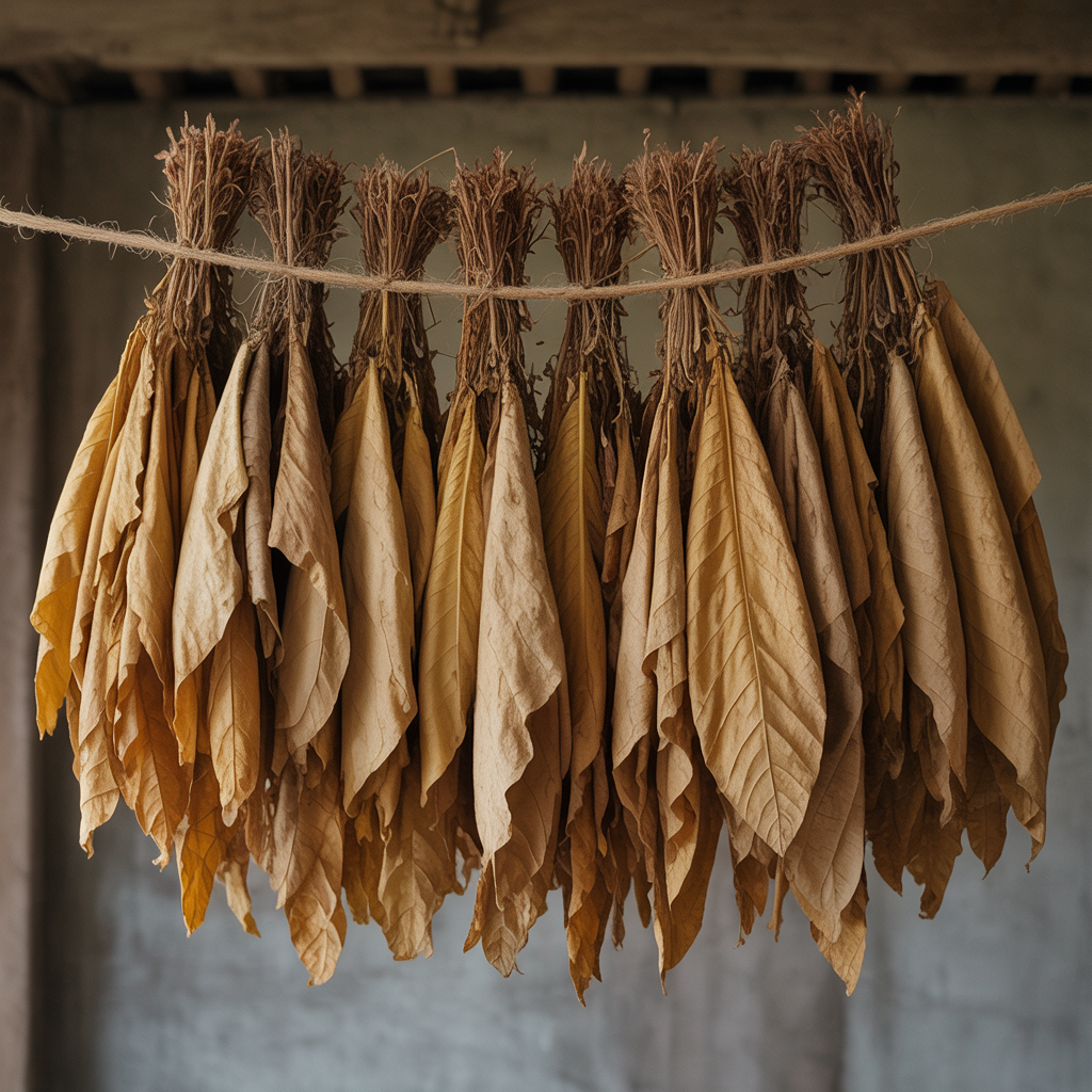 Tobacco Leaf — Dry, slightly hay, smoke-free leaf